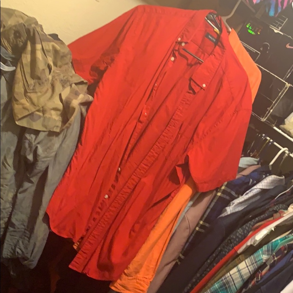 Nautica xL short sleeve Red Shirt